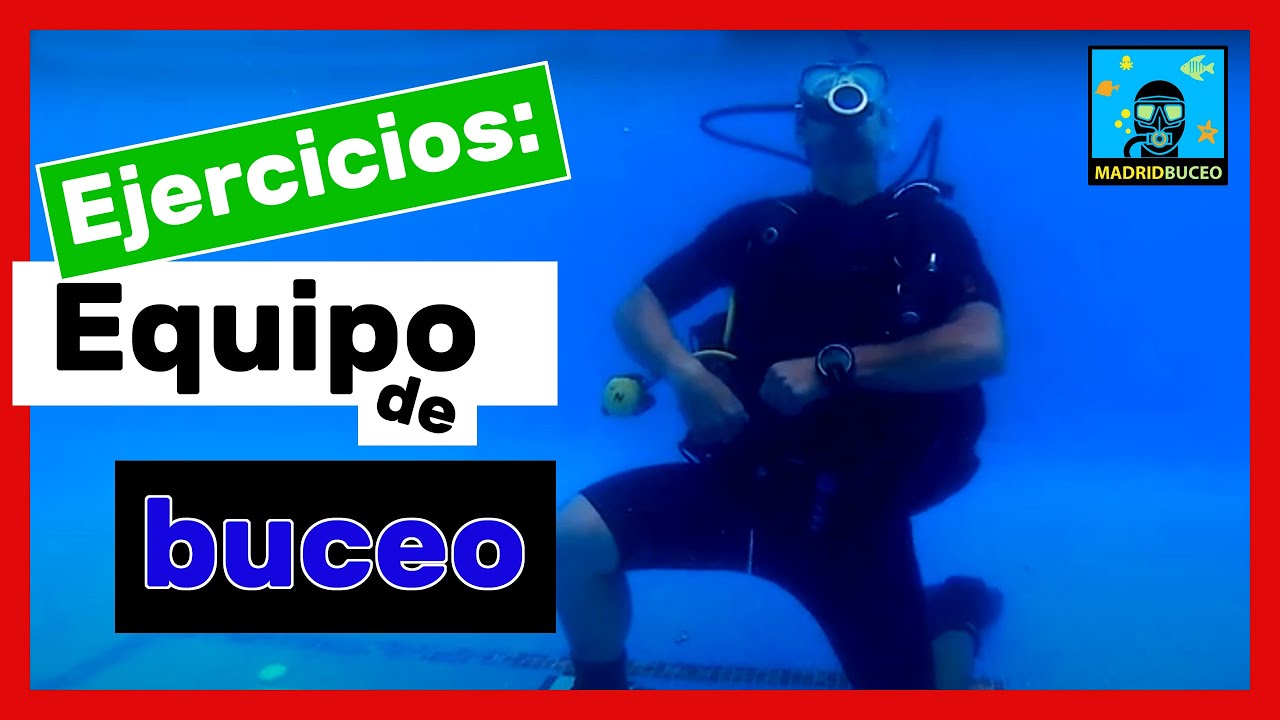Ejercicios de buceo: equipo