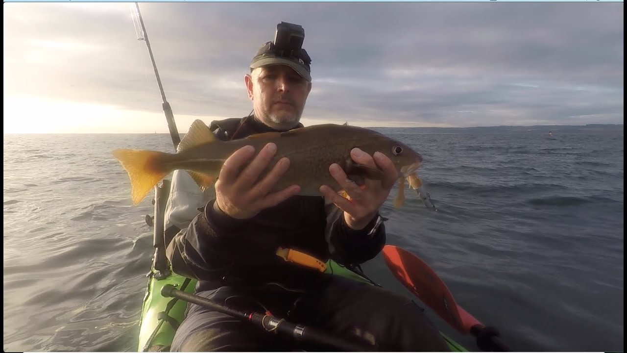 Kayak fishing Filey Brigg