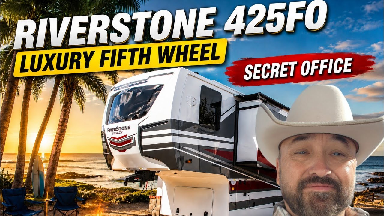 Роскошный автодом-прицеп RiverStone Legacy 425FO с пятым колесом