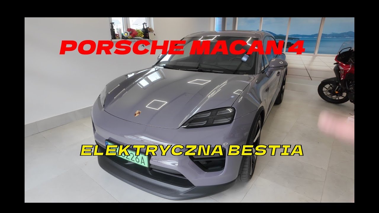 Szybka prezentacja Porsche Macan 4 Full Electric , czyli elektryczna mała Bestia