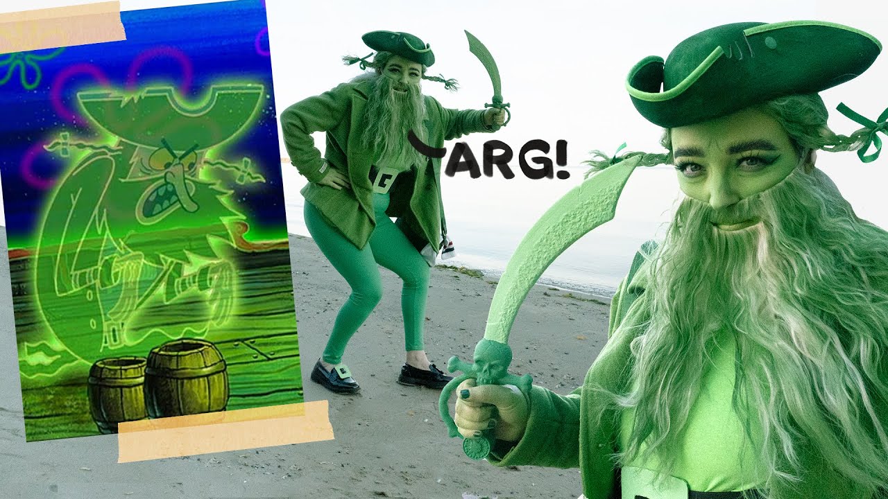 Making a SpongeBob FLYING DUTCHMAN costume for HALLOWEEN...