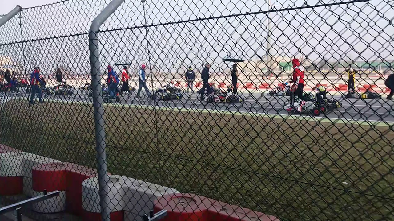 Justin Polman dutch driver start finale mini 60 WSK series Italy with the world best young drivers