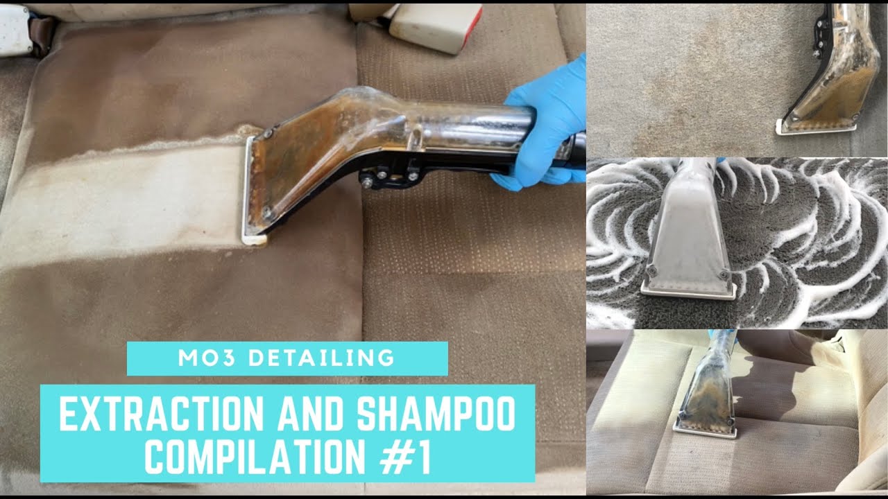 Mo3 Detailing- Extraction and Shampoo Compilation #1 - With Music