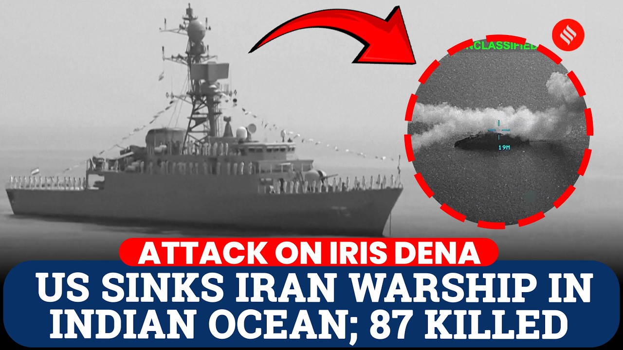 Американская подводная лодка потопила иранский военный корабль «IRIS Dena» в ходе шокирующей атак...