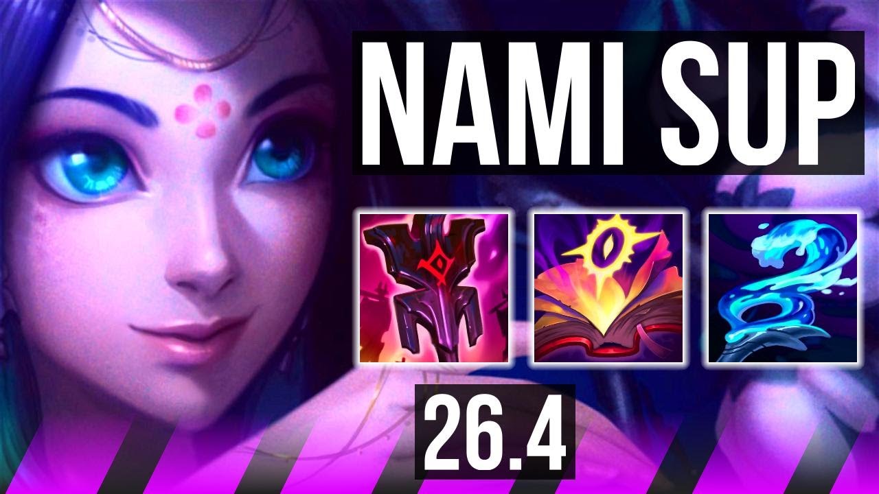 NAMI & Swain vs THRESH & Kai'Sa (SUP) | 24K damage | EUW Master | 26.4