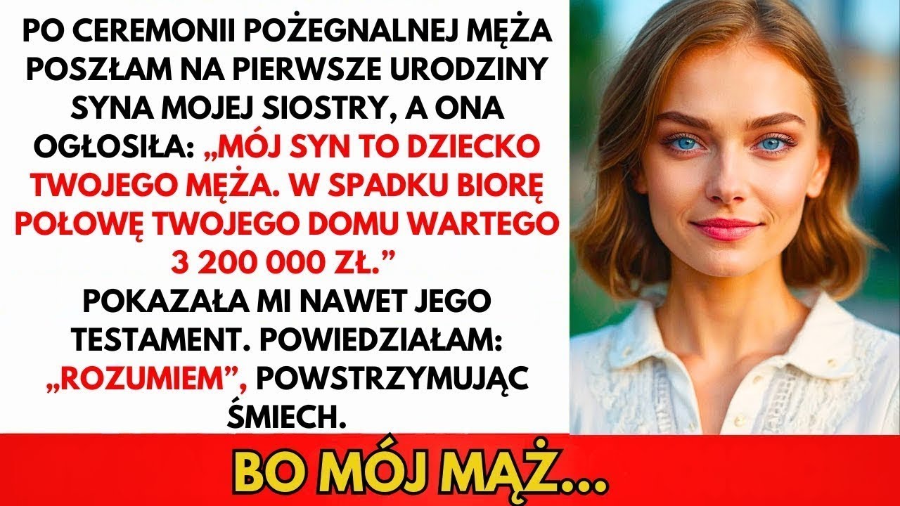 Po Uroczystości Męża, Siostra Powiedziała, Że Jej Syn Jest Jego Dzieckiem I Pokazała Testament