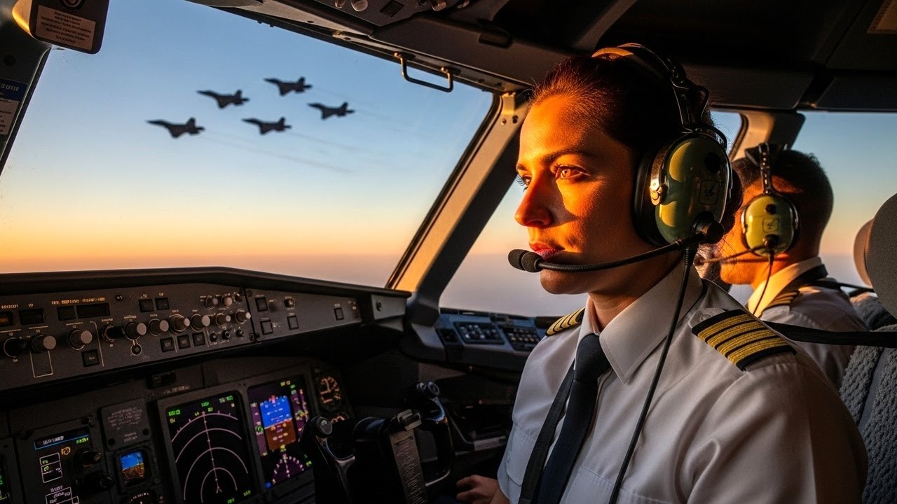 Zwykła cywilna pilotaż, aż F-22 usłyszały‚Eagle One’!