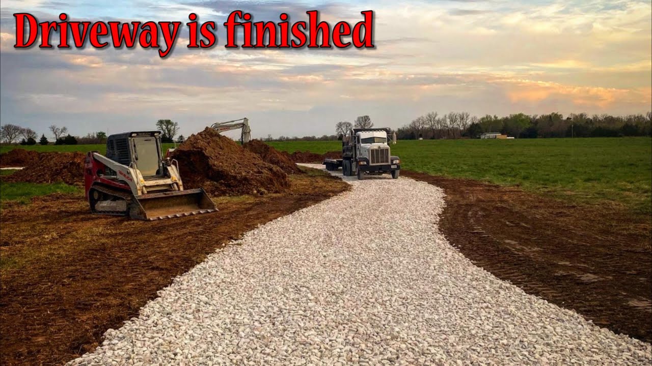 Driveway To The Crawl Space Is Finished