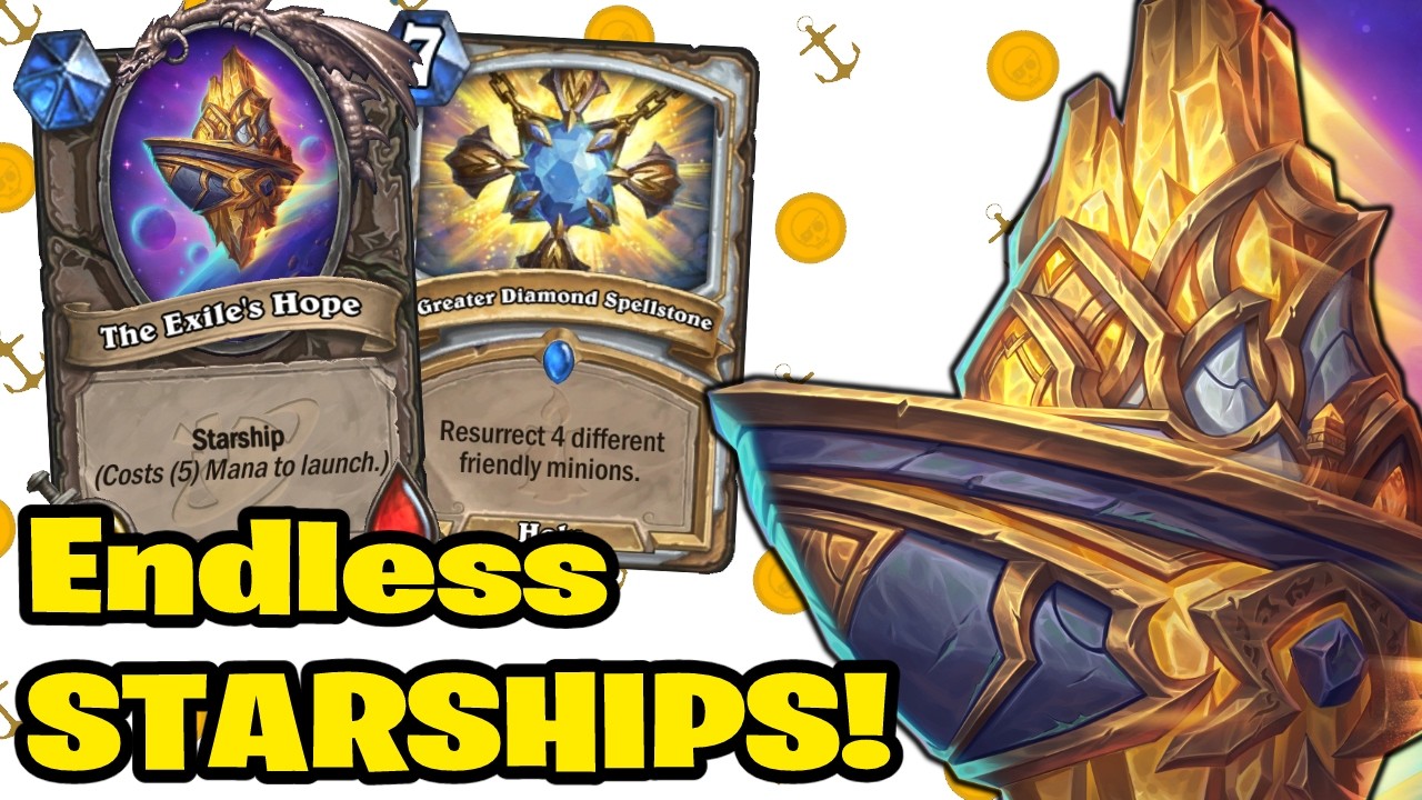 Outlast ANY Deck With Starship Rez Priest! The Great Dark Beyond Hearthstone Priest deck