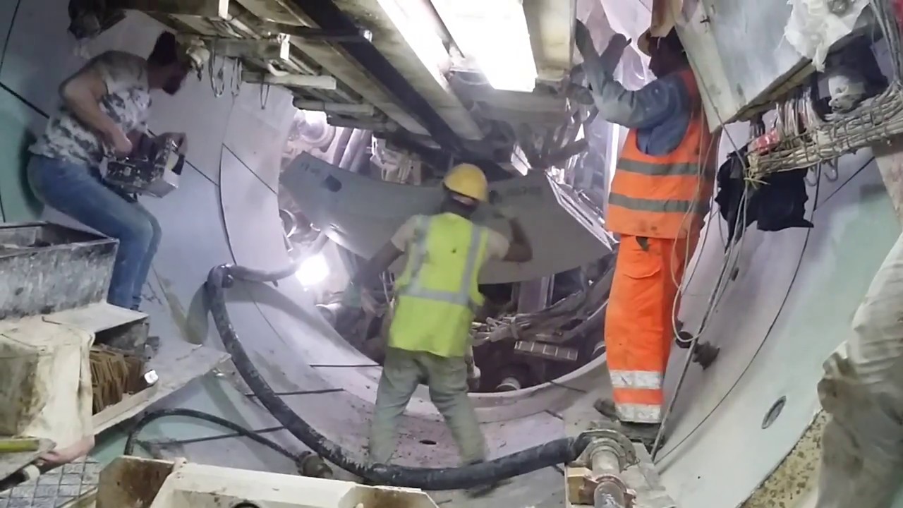 Precast Concrete Segments in Tunnels, Construction of #tunnel  #Pre-cast #concrete  Segmental Tunnel