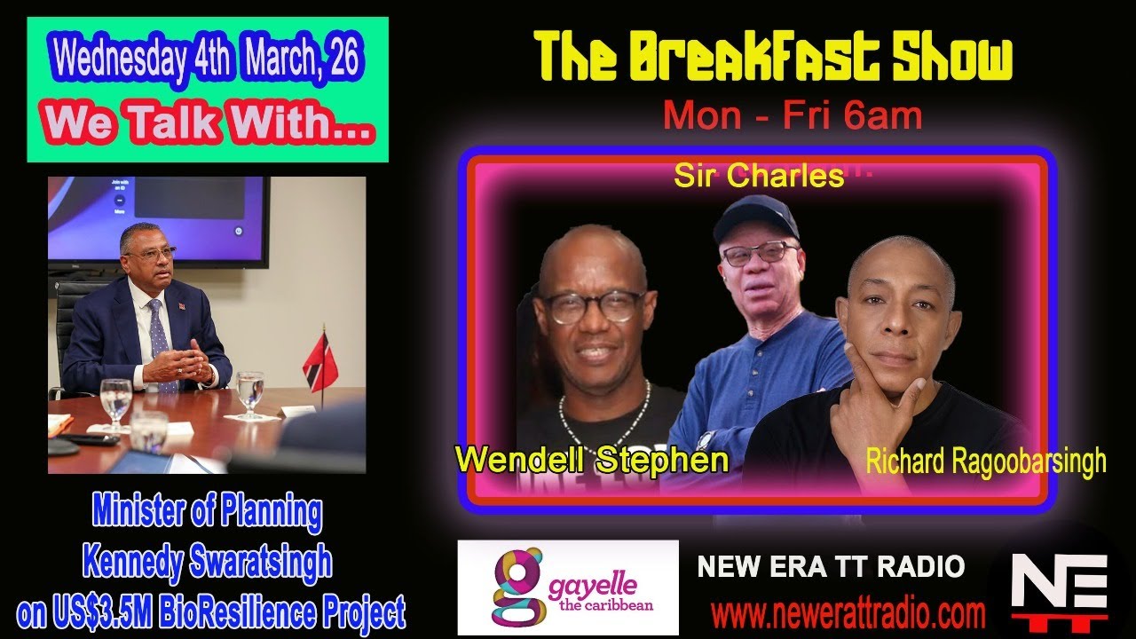 Mar 4, 2026 - The Breakfast Show | Minister Kennedy Swaratsingh on US$3.5M BioResilience Project