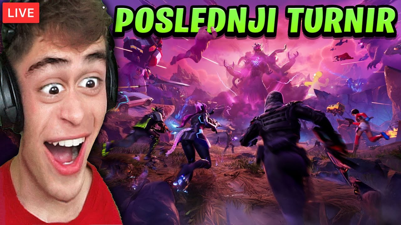 🔴Poslednji Turnir Pred KRAJ Chaptera + SUTRA EVENT u Fortnite!🔴