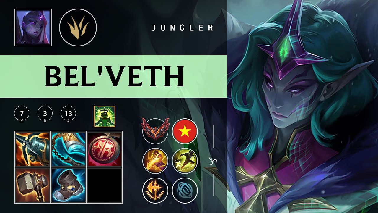 Bel'Veth Jungle vs Qiyana - VN Grandmaster Patch 26.01