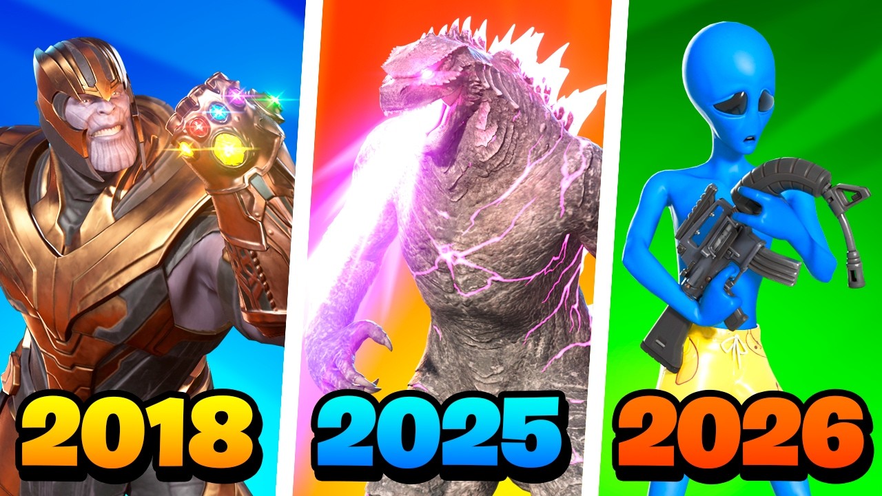 LA HISTORIA Y EVOLUCIÓN DE LOS JEFES JUGABLES DE FORTNITE (2018-2026)