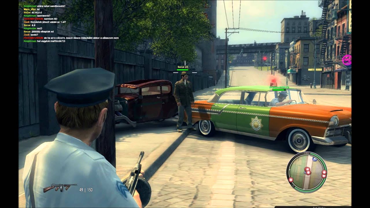 Mafia II Multiplayer - Cop Chase & Fails HD