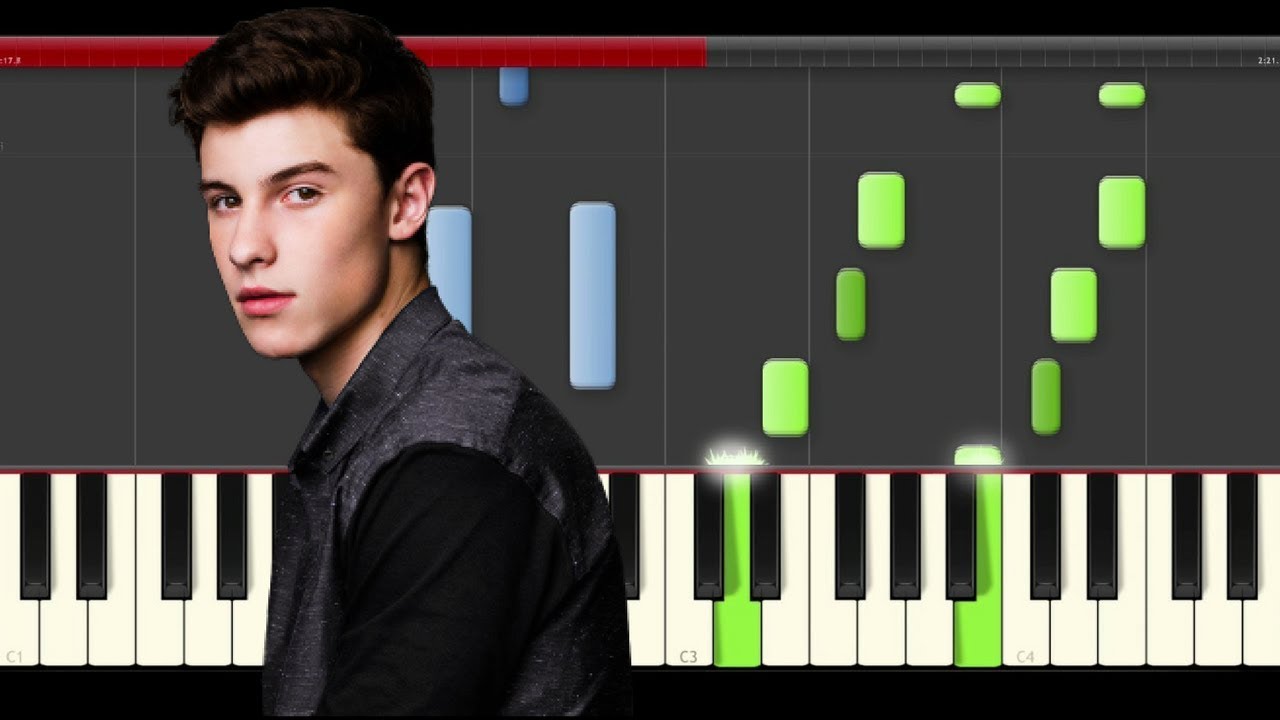 Shawn Mendes I Know What You Did Last Summer Piano Midi tutorial sheet cover partitura  for karaoke