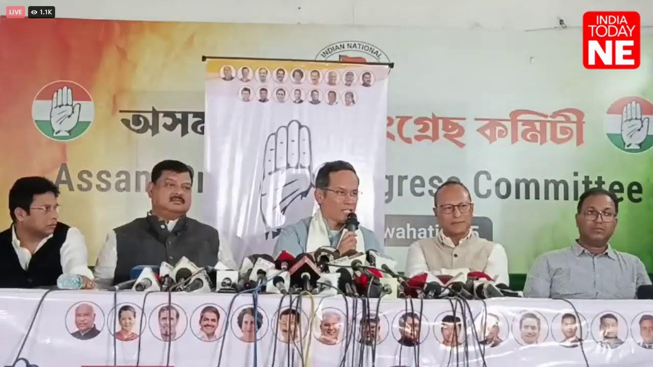 LIVE | Congress MP Gaurav Gogoi addresses media on Pakistan link allegations