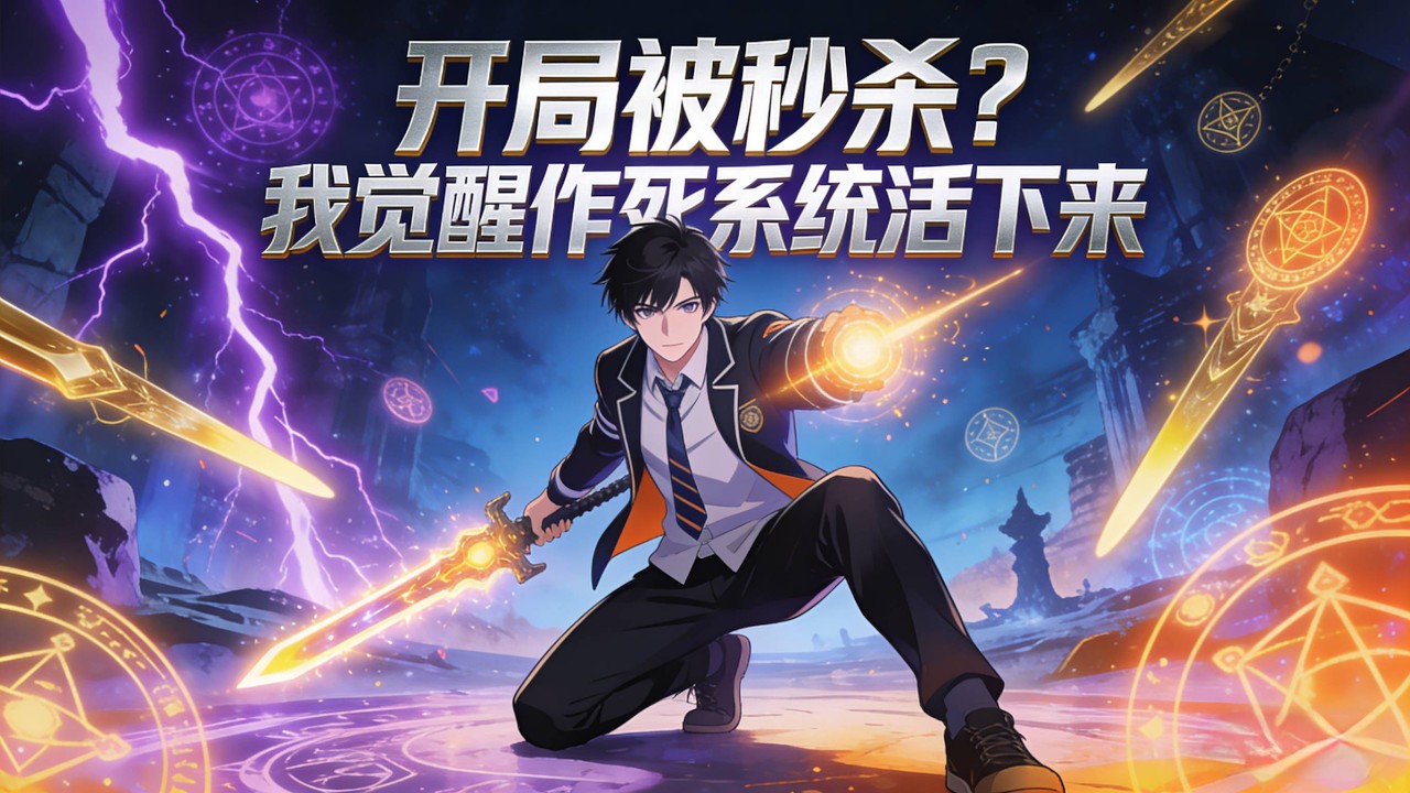 【Multi Sub】《開局被秒殺？我覺醒作死系統活下來》鬼怪們被我離譜操作整崩潰，全校震驚#漫劇 #動態漫 #AI漫劇 #動漫 #動畫