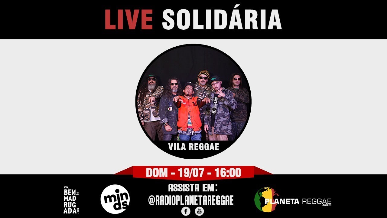 Vila Reggae Ao Vivo Live Solid&aacute;ria Planeta Reggae #reggaesolid&aacute;rio #bemdamadrugada