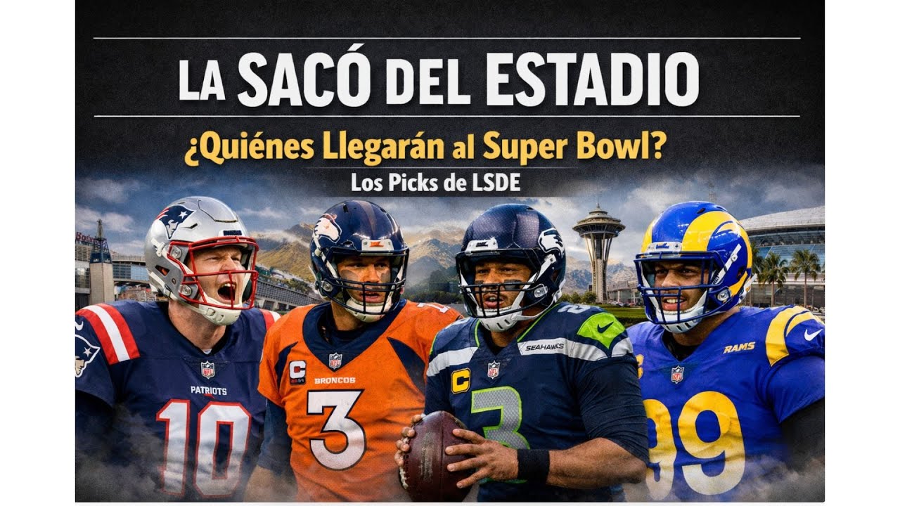 Que equipos llegarán al Superbowl?acá están nuestros picks..🏈