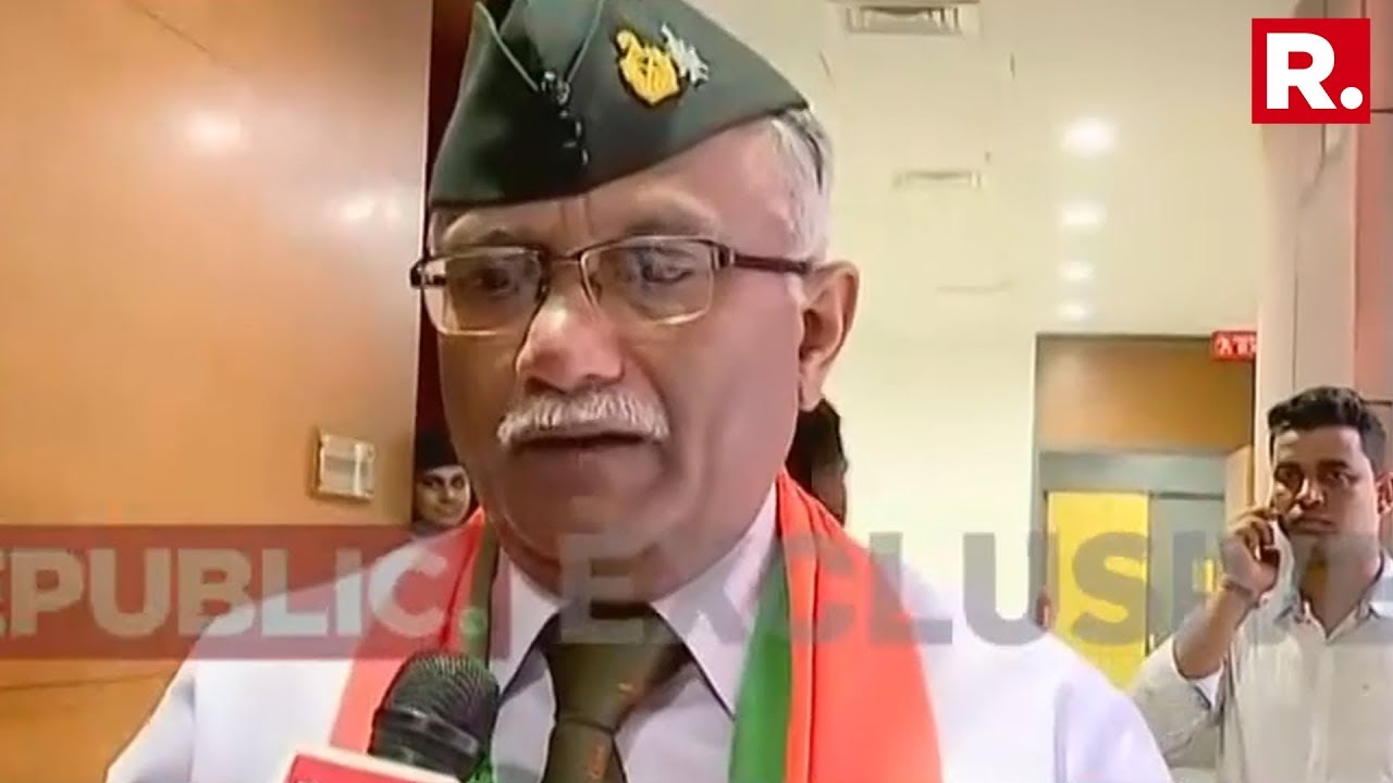 Lt. General Sarath Chand Speaks Exclusively To Republic TV After Joining The Bhartiya Janta Party