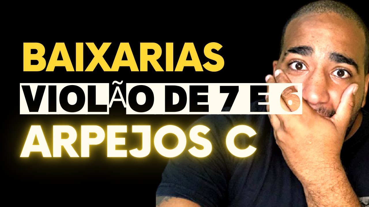 VINÍCIUS SALDANHA BAIXARIAS NO VIOLÃO DE 7 CORDAS ( Arpejos C - A7 - Dm - G7 ) APLICANDO NO SAMBA