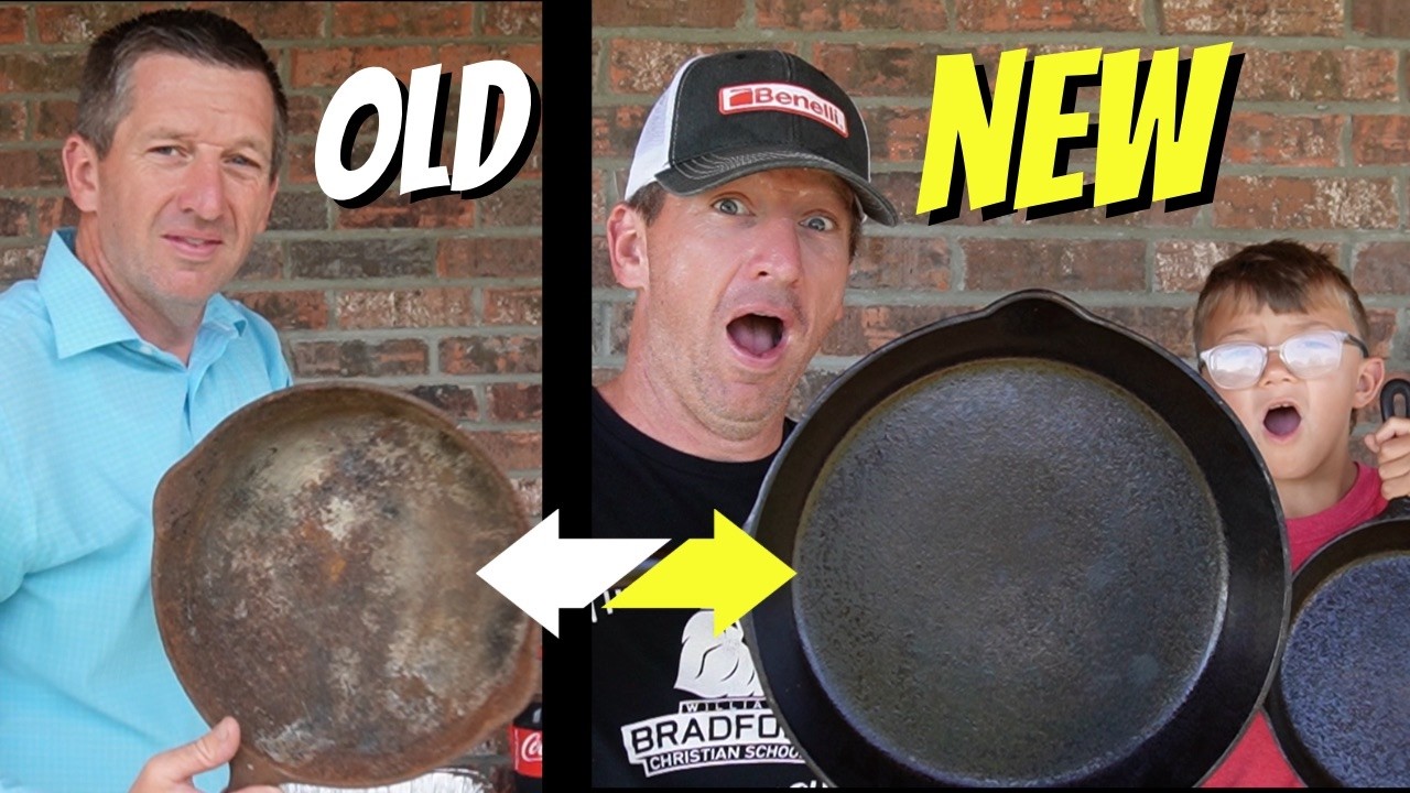 Restoring Five Dollar Cast Iron! 100 YEARS OLD