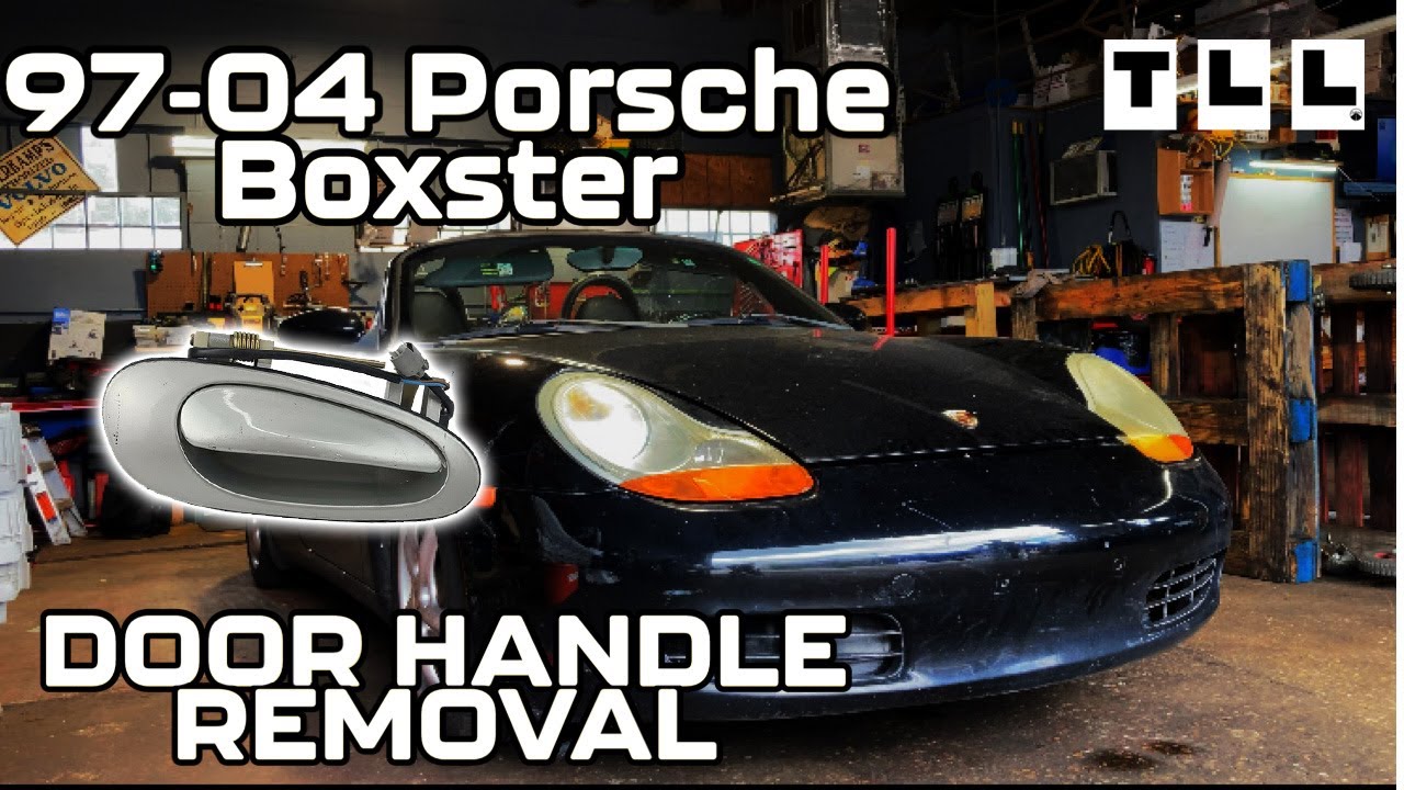 PORSCHE BOXSTER EXTERIOR DOOR HANDLE REMOVAL 1