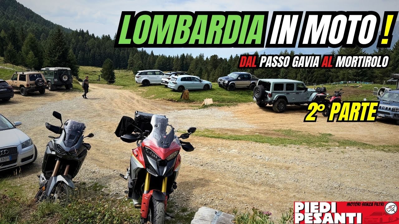 Lombardia in MOTO:  PASSO MORTIROLO -- parte 2°