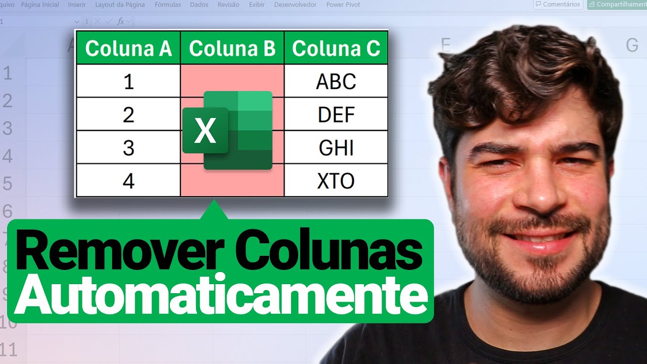 Como remover colunas em BRANCO automaticamente?