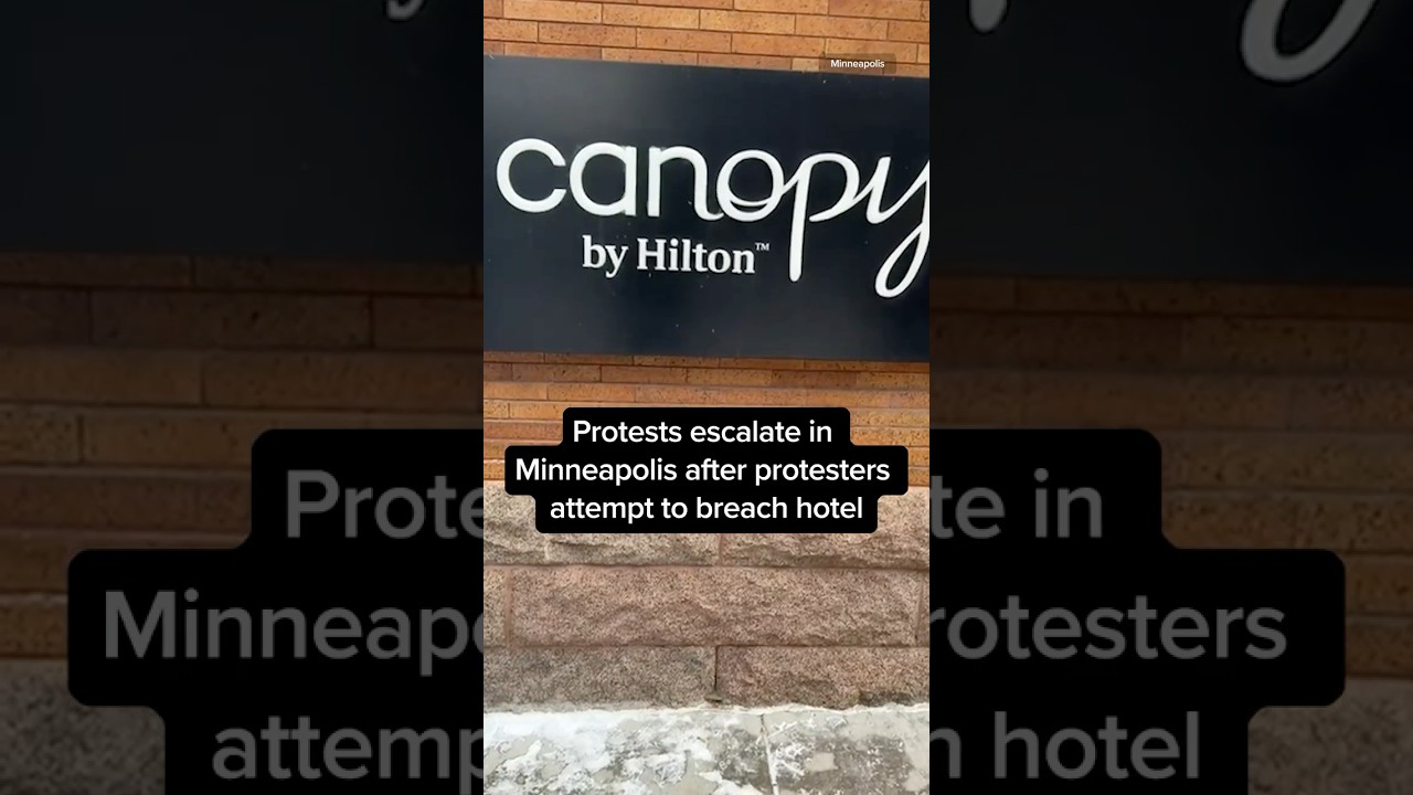 Protests escalate in Minneapolis after protesters attempt to breach hotel
