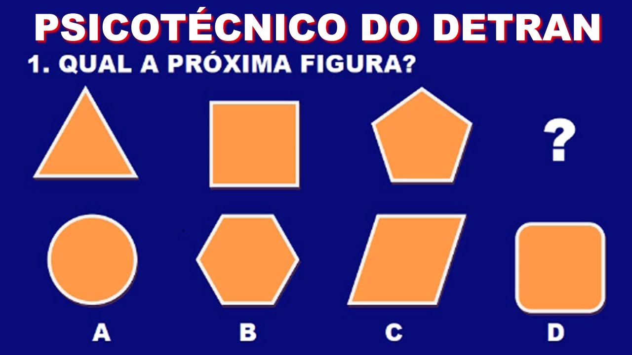 20 TESTES PSICOTÉCNICO DETRAN 2025 COM DICAS SENSACIONAIS