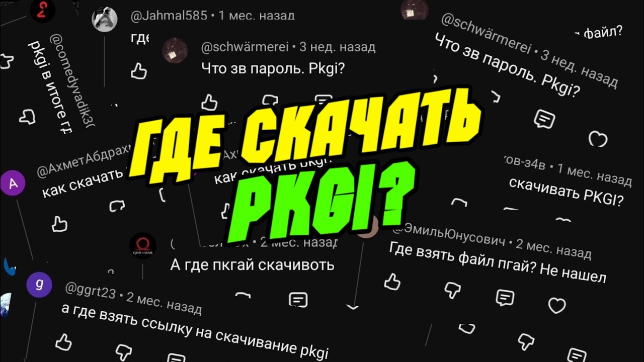 Где скачать PKGI для PS3 HEN?