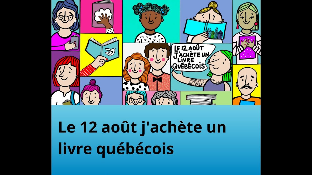 Le 12 août j'achète un livre québécois 2024