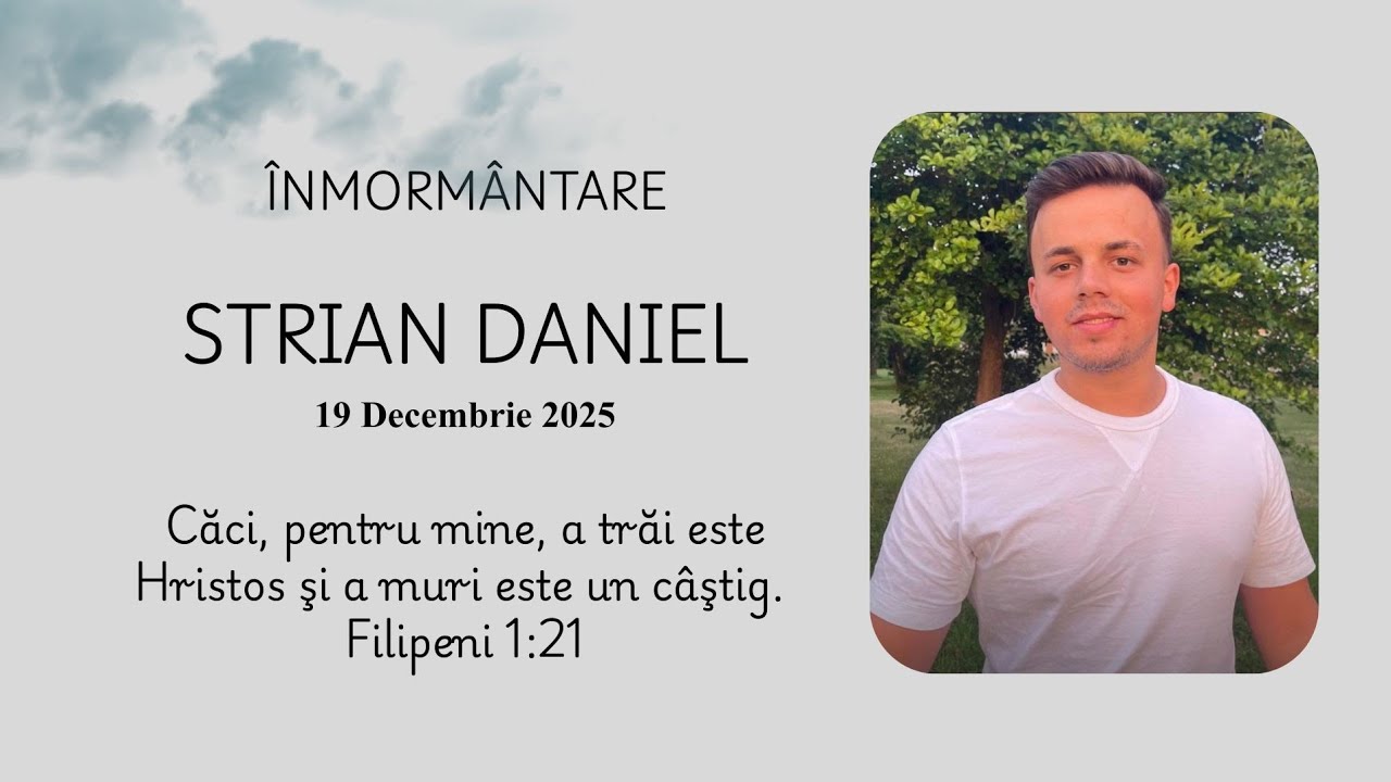 Înmormântare Strian Daniel