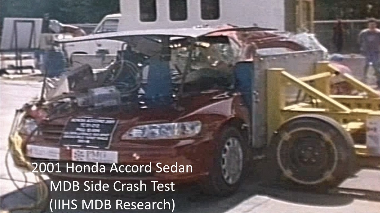 2001 Honda Accord MDB Side Crash Test (IIHS MDB Research)