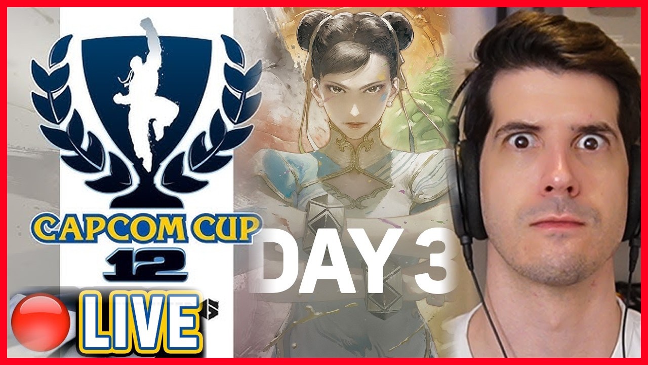 🔴CAPCOM CUP DAY 3 - WHO MAKES TOP 16 - SPOILER FREE WATCH PARTY | !merch [LIVE]