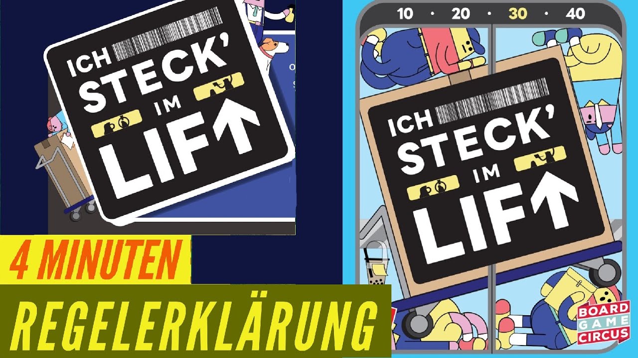 Ich steck im Lift Regeln Anleitung Regelvideo - Push your Luck