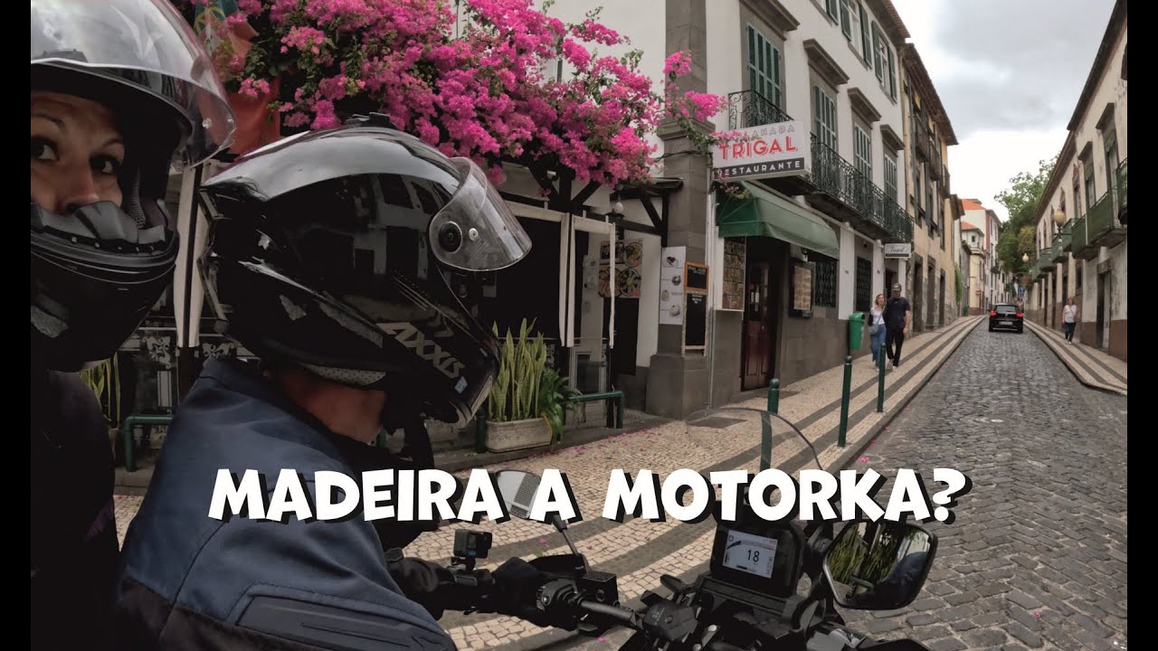 Madeira na motorce |  na jihu slunečno, na severu apokalypsa | vlog