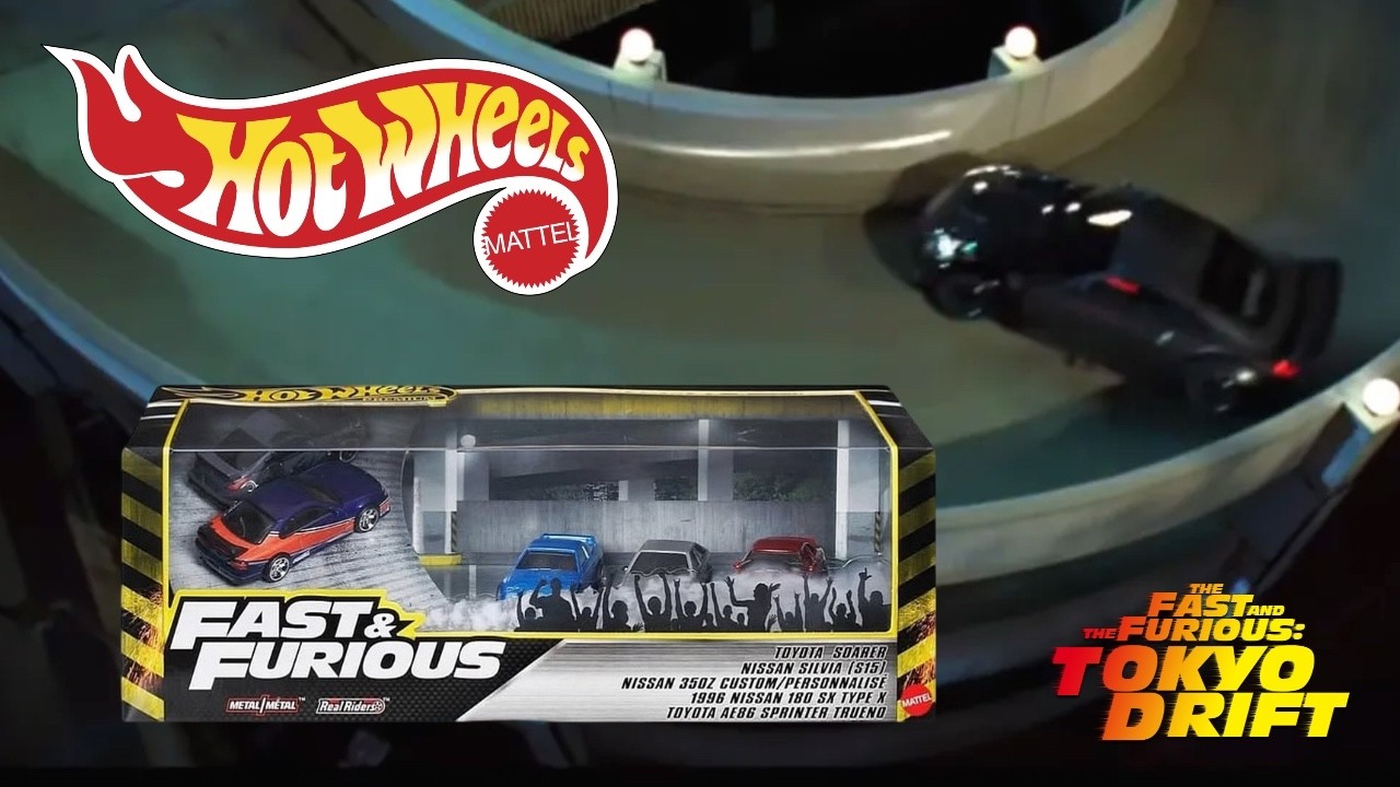 Hot Wheels Premium Fast and Furious Tokyo Drift Diorama Set Unboxing + Review!