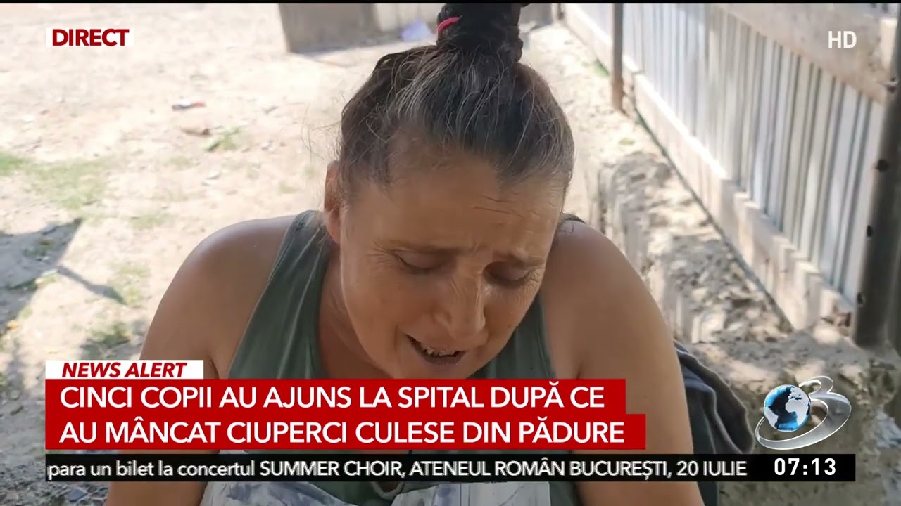 Cinci copii au ajuns la spital după ce au mâncat ciuperci