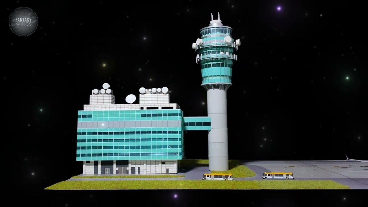 Fantasy Wings 1/400 Hong Kong Air Traffic Control Tower Set 1:400