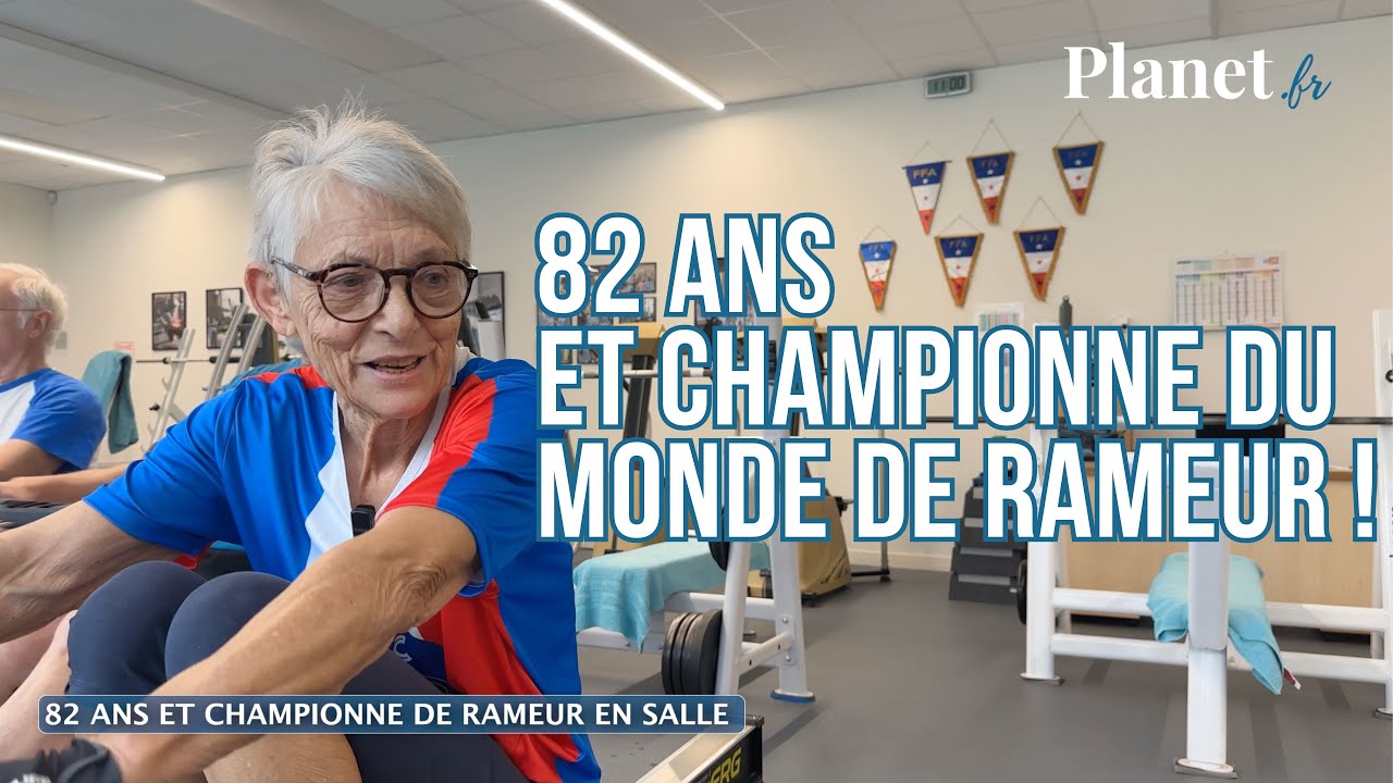 À 82 ans, Marie-Thérèse est championne du monde de rameur indoor.