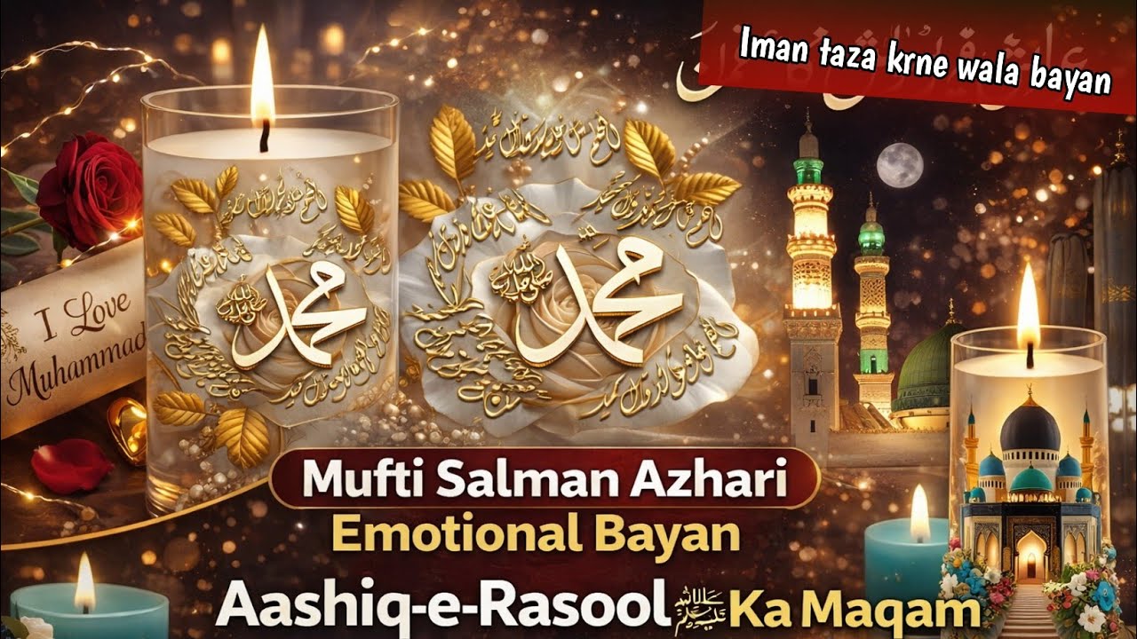 Mufti Salman Azhari Emotional Bayan | Aashiq e Rasool ﷺ Ka Maqam #labbaikyarasoolallah