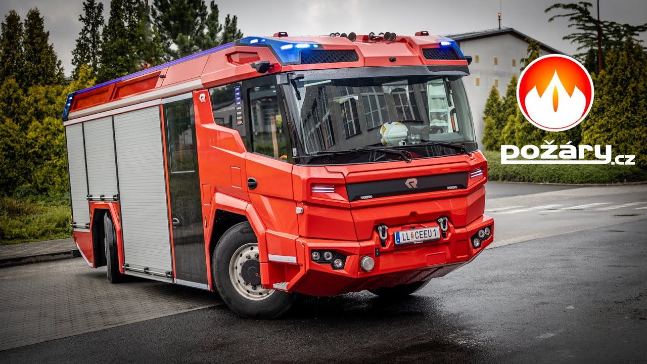 POŽÁRY.cz: Elektrická cisterna od Rosenbauera se ukázala v Ostravě