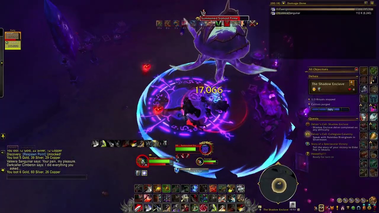 WoW Midnight 12.0.1 colossus arms warrior The Shadow Enclave Tier 4 Delve