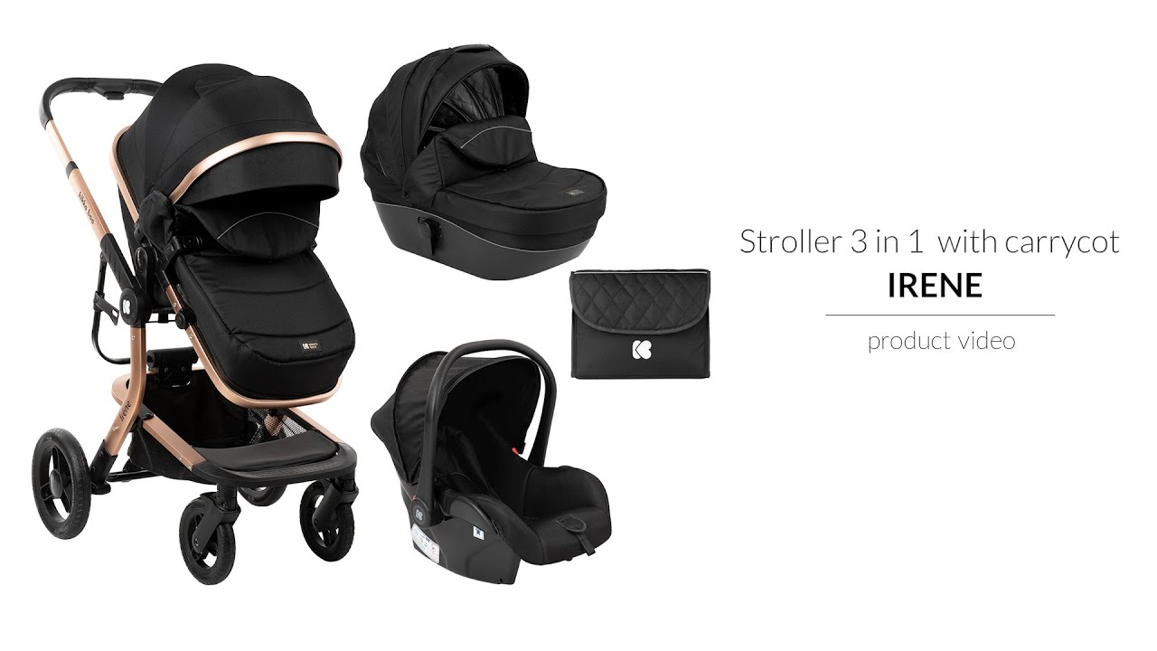 KikkaBoo | Baby stroller IRENE 3 in 1 with carrycot