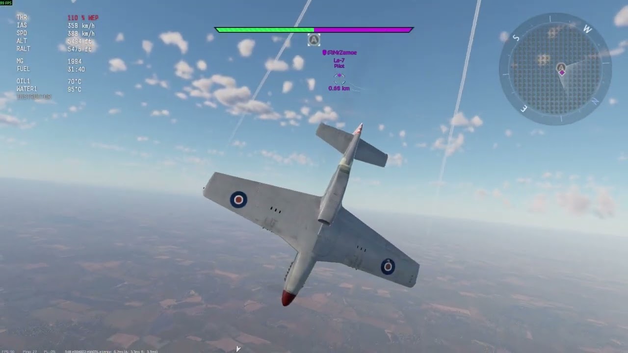 p51d10 vs la7 from the gulag