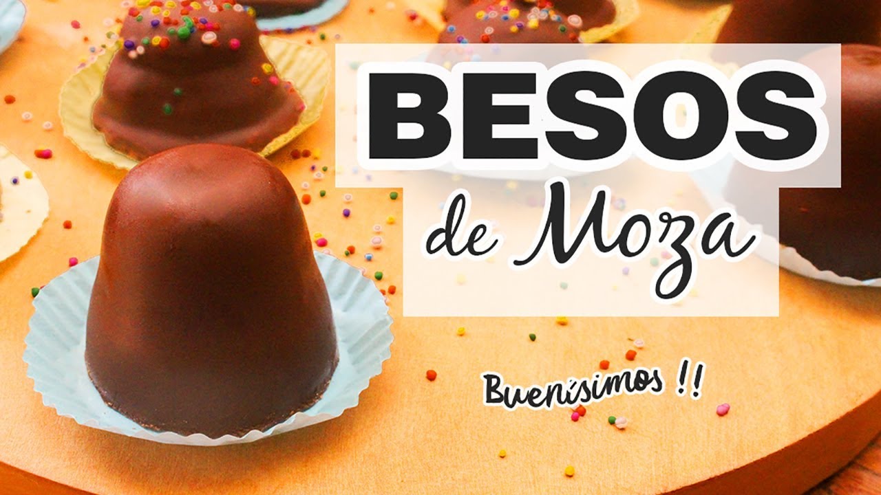 Cómo preparar Besos de Moza CON MOLDE Y SIN MOLDE - Fácil y Práctico / Cositaz Ricaz
