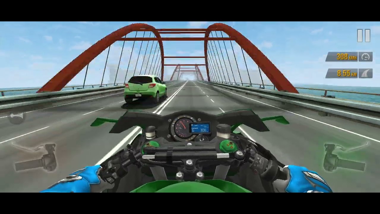 Top speed 407 🥶😱 from Kawasaki Ninja 